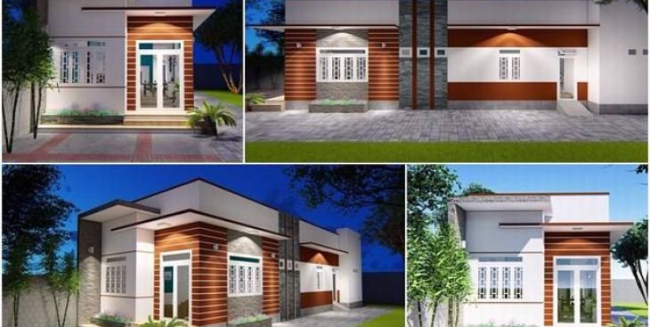 Tổng hợp 20 mẫu nhà cấp 4 đẹp 5x20m